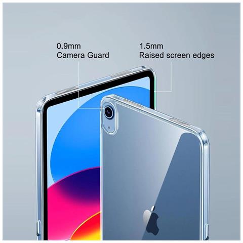 Custodia Trasparente In Silicone Protettiva Per Ipad 10.9/11 - Foto 1