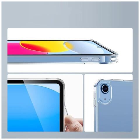 Custodia Trasparente In Silicone Protettiva Per Ipad 10.9/11 - Foto 7