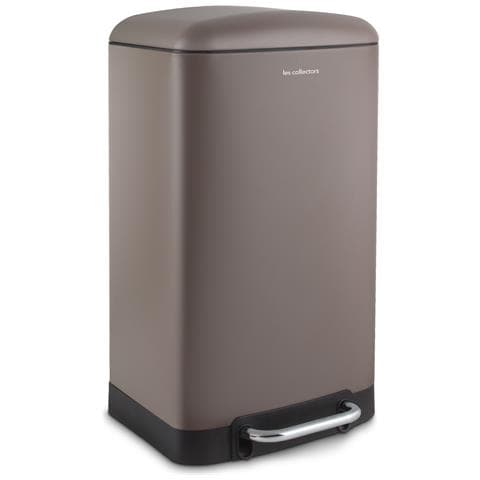 N°719 Pattumiera a pedale, acciaio inox, Capacità 30 L, Compatto, Cestino interno estraibile, Design, Resistente, Chiusura silenziosa - Foto 2
