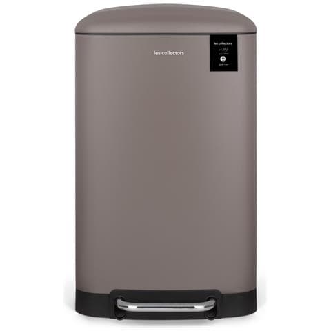 N°719 Pattumiera a pedale, acciaio inox, Capacità 30 L, Compatto, Cestino interno estraibile, Design, Resistente, Chiusura silenziosa - Foto 1