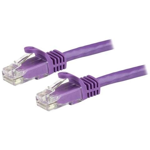 Cavo patch antigroviglio UTP RJ45 Cat6 Gigabit 15 m viola - Cavo patch 15 m - Foto 1