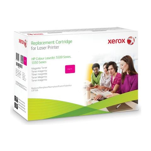 TONER COMPATIBILE - 003R99724  per C9733A Magenta per LaserJet 5500/5550 Capacità 13400 Pagine - Foto 2