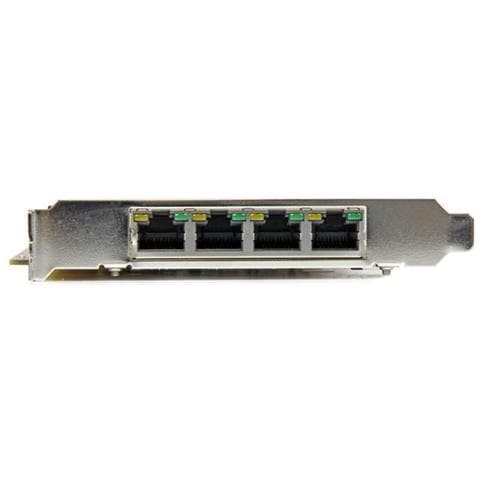 Scheda di rete PCIe Gigabit Power over Ethernet a 4 porte - Adattatore PCI express PSE / POE - NIC - Foto 4