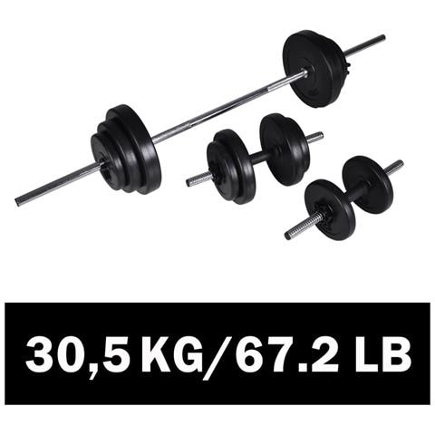 Set Bilanciere + 2 Manubri 30.5kg - Foto 1