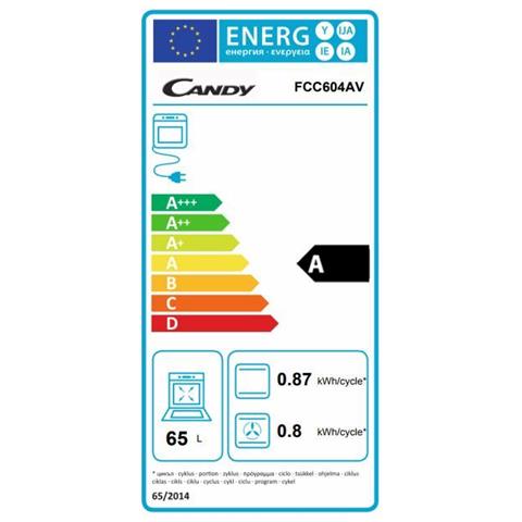 CANDY - Forno Elettrico da Incasso FCC604AV Capacità 65 L Multifunzione  Ventilato Colore Avorio - ePRICE