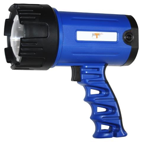 Torcia Led Ricaricabile 3 Watt, Intensitã  Luce 150 Lumen. Batteria Ricaricabile 3,6 V. Completa Di Caricabatteria Per Ricarica Da Rete E Adattatore 12v Per Ricarica Da Accendisigari Auto. - Foto 1