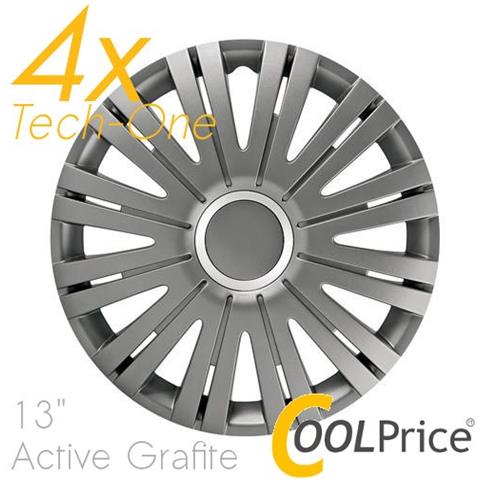 Copricerchi Auto Universali 13 Pollici Tech-one Active Grafite 31560 - Foto 1