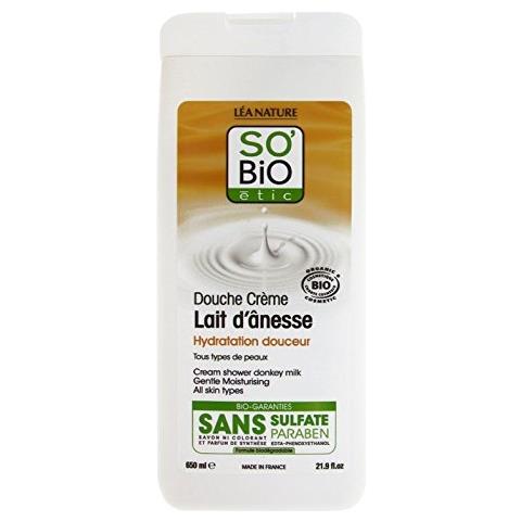 So' Bio Étic Doccia Crema Latte D' Asina Bio 650 ml - set Di 2 - Foto 1