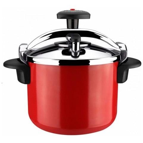 Pentola Express Castell Recta 6 L Ceramic? Inox Rosso S0420461 - Foto 1