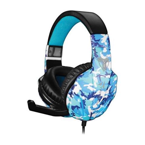 CUFFIA GAMING PER CONSOLE / PC / LAPTOP / SMARTPHONE CAM / BLU  - Foto 1