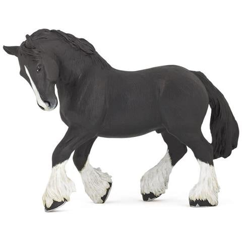 Stallone Shire Figurine - Nero - Foto 1