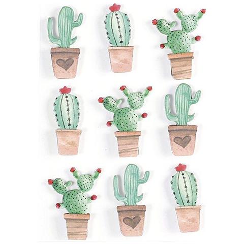 9 Adesivi 3d - Cactus Messicano 4,5 Cm - Foto 2