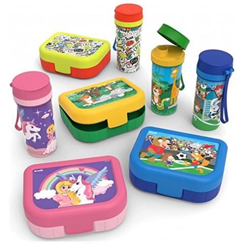 Rossoho Ram Kids Snack Box 1 litri, Calcio, Taglia Unica - Foto 2