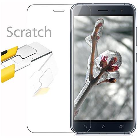 Pellicola Di Armatura Compatibile Con Asus Zenfone 3 (5.2 Zoll) In Elevata Trasparenza - Vetro Temperato (tempered) Di Protezione Del Display In Durezza 9h Con 3d Touch - Foto 2