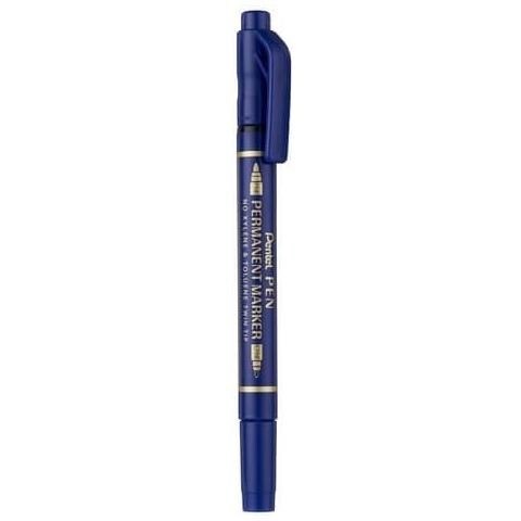 Marcatore Permanente Doppia Punta Twin Tip Tratti F-m Blu N75w-ce - Foto 1