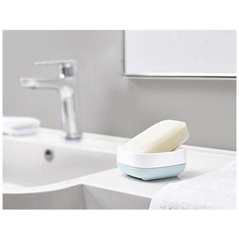 Bagno Slim Compact Piatto Di Sapone Bianco Blu - Foto 2