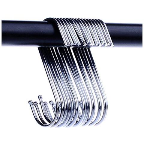 Confezione Da 30 Heavy Duty S Ganci 9 Cm S Pensili A Forma Di Ganci Grandi Sospensioni Per Cucina Bagno Camera E Office - Foto 4