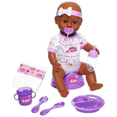 Simba - Neonato - Viola Poupon Beve Pipì - 43 Cm - Molti Accessori Inclusi - Foto 1