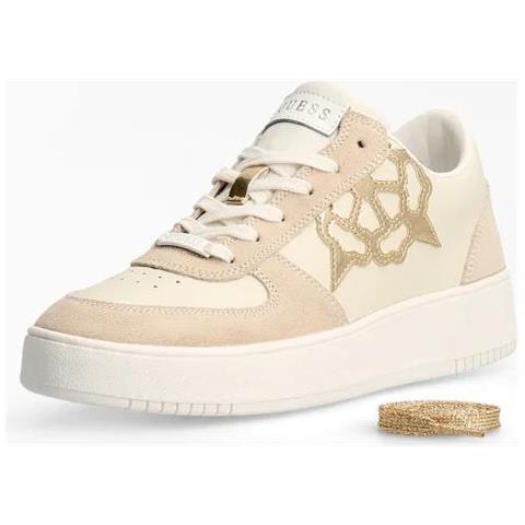Fl7sinlea12 Sneakers Beige Pelle Scarpe Donna Beige 40 - Foto 1