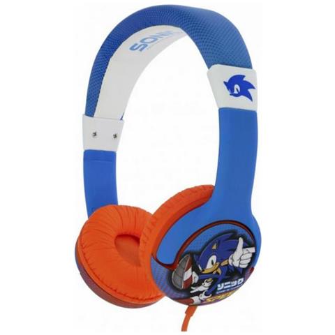 Technologies Sega Sonic The Hedgehog Kids Cuffie Cablato A Padiglione Giocare Multicolore - Foto 1