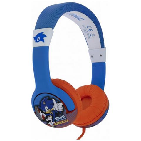 Technologies Sega Sonic The Hedgehog Kids Cuffie Cablato A Padiglione Giocare Multicolore - Foto 3