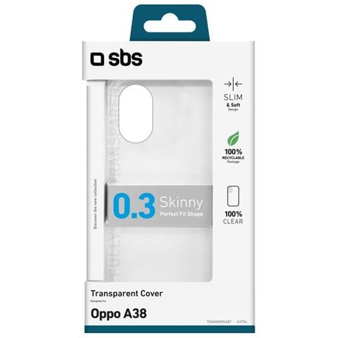 Custodia per Oppo A18/A38 Colore Trasparente - Foto 2