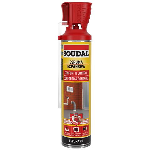 Schiuma Soudal Confort & Control 123921 Poliuretano 600 Ml - Foto 1