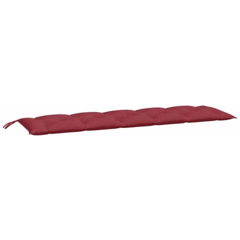 Cuscino Per Panca Rosso Vino 180x50x7 Cm In Tessuto Oxford - Foto 2