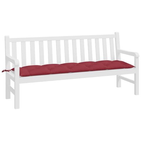 Cuscino Per Panca Rosso Vino 180x50x7 Cm In Tessuto Oxford - Foto 3
