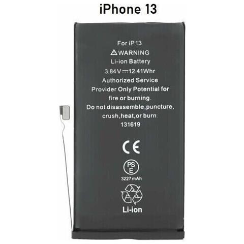 Batteria Di Ricambio Nuova Per Iphone 13 3227 Mah 4.47v Qualita' Originale - Foto 1