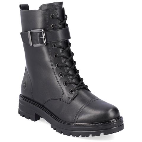 Black Casual Closed Booties Stivaletti Pelle Scarpe Donna Nero Eu 38, D2283-01 - Foto 1
