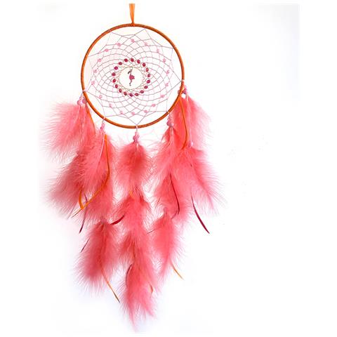 Decorazione Da Parete Con Piume Boho, Decorazione Da Parete Appesa Per Camera Da Letto Red - Foto 1