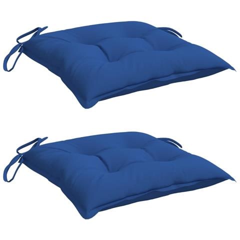 Cuscini Per Sedia 2 Pz Blu 40x40x7 Cm In Tessuto Oxford - Foto 3