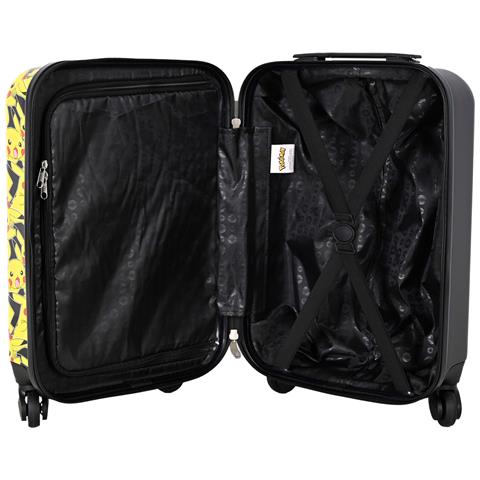 Pokemon Trolley Cabin. 4 Ruote Girevoli E Multidirezionali. Fronte In Policarbonato Stampato. Retro In Abs. - Foto 7