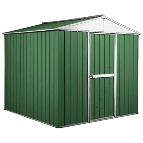 Deposito Attrezzi Giardino In Lamiera Di Acciaio Zincata 275x175cm X H 212cm - 87 Kg - 4,81mq Verde - Foto 1