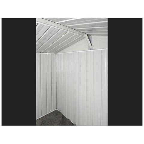 Deposito Attrezzi Giardino In Lamiera Di Acciaio Zincata 275x175cm X H 212cm - 87 Kg - 4,81mq Verde - Foto 10