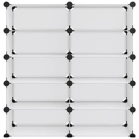 Lusso Casadino -  Scarpiera Trasparente 84x32x88,5 Cm In Pp - Foto 2