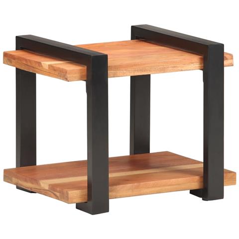 Lusso Casadino -  Comodino 50x40x40 Cm In Legno Massello Di Acacia - Foto 2