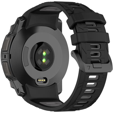 Cinturino In Silicone Bicolore Per Garmin Instinct 3 Grey Modello 1 - Foto 2