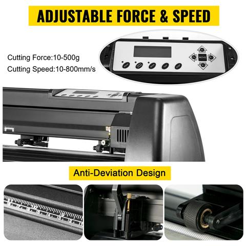 Pressa Di Calore, 220v Ca Macchina Da Taglio Per Vinile Da 14 Pollici Con Software Signmaster, 38x30cm Pressa A Caldo 5 In 1 Con Controller Led Digitale, Plotter Da Taglio Professionale - Foto 2