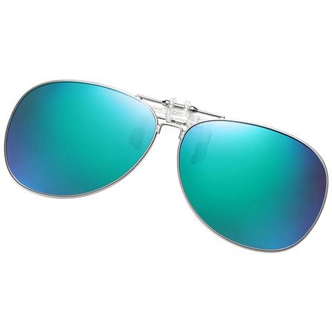Occhiali Da Sole Clip-on - Occhiali Polarizzati Per La Guida Green+blue - Foto 1