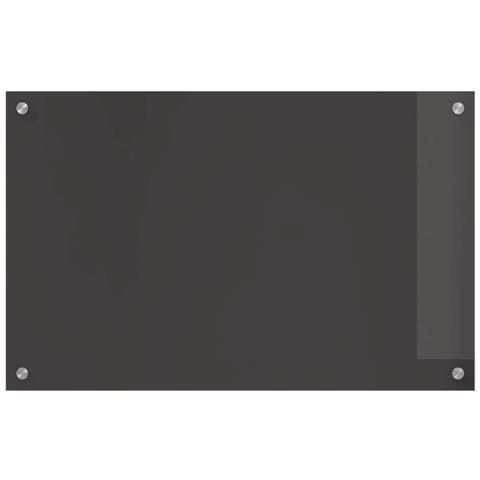 Schienale Cucina Grigio Scuro 80x50x0.6 cm Vetro Temperato - Foto 2