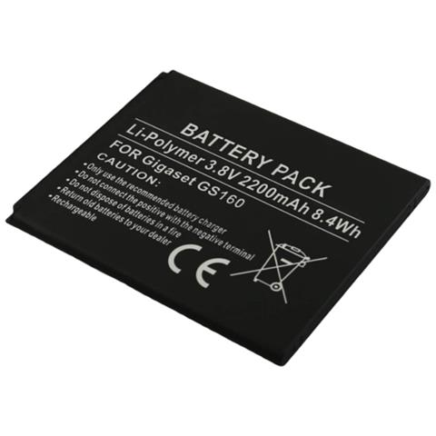 Batteria Per Gigaset Gs160 / Gs170 Li-ion 3.8v 2200mah 8.4wh - Foto 1
