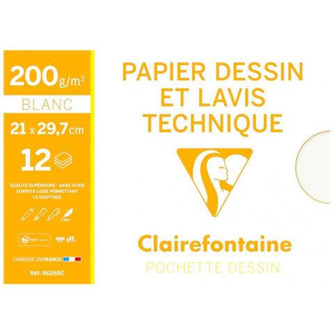 3329680962581 carta da disegno Foglio d'arte 12 fogli - Foto 1