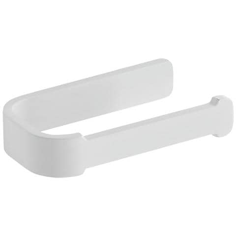 Portarotolo Da Muro In Ottone, Acciaio Inox E Cromall 3224 Serie Outline Bianco Opaco - Foto 1