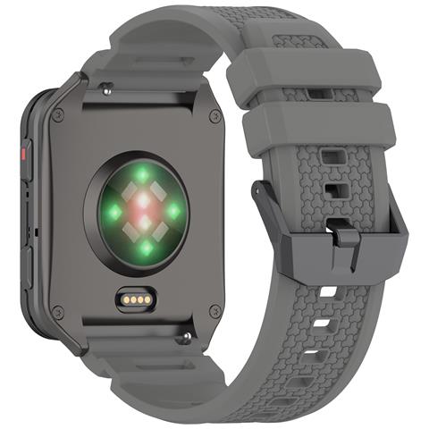 Cinturino In Silicone Compatibile Con Garmin Venu X1: Sportivo, Traspirante E Confortevole Grey - Foto 2