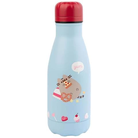 Bottiglia Termica 260 Ml Modello Purrfect Love Con Tappo Ermetico, Blu - Foto 1