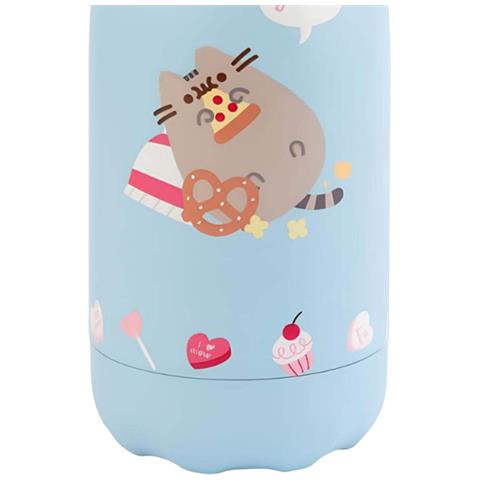 Bottiglia Termica 260 Ml Modello Purrfect Love Con Tappo Ermetico, Blu - Foto 5