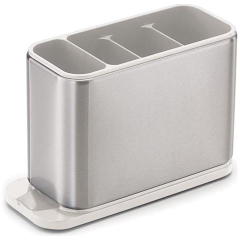 Scolaposate Surface Acciaio Inox Uso Principale Cucina Scomparti Divisi Sifone E Base Antiscivolo Colore Grigio - Foto 1