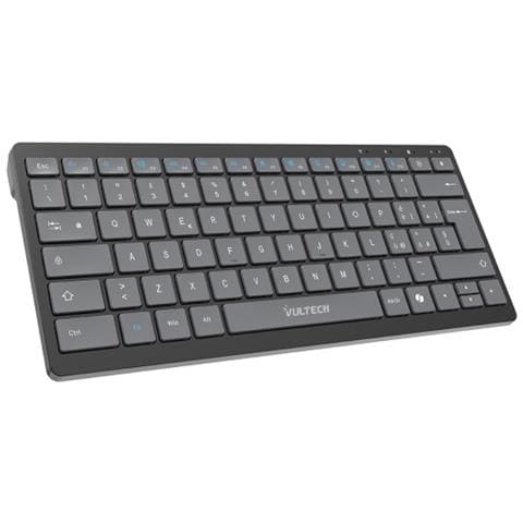 KEY-601WBT tastiera Ufficio USB + RF Wireless + Bluetooth QWERTY Italiano Nero - Foto 2